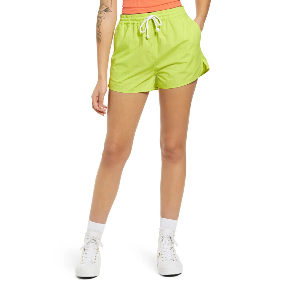 BP. Women's Sport Shorts In Green Prairie Size S